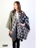 Soft Houndstooth Patterned Cape